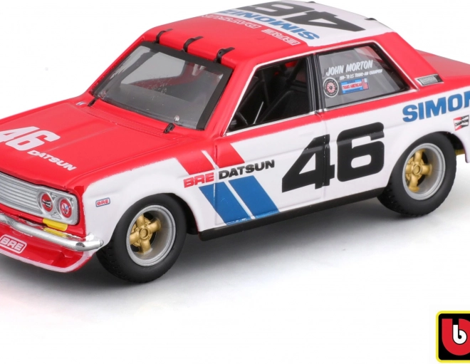 Bburago pretekársky model Datsun 510 v mierke 1:43