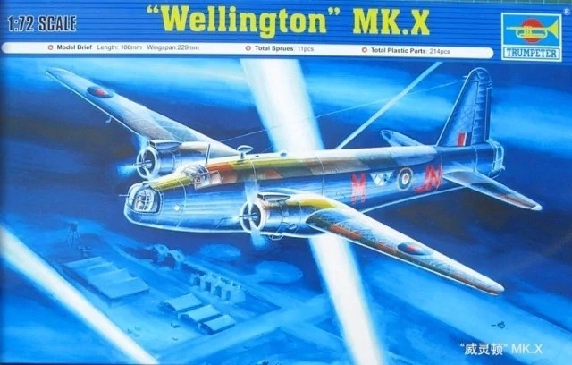 Plastikový model Vickers Wellington Mk.X