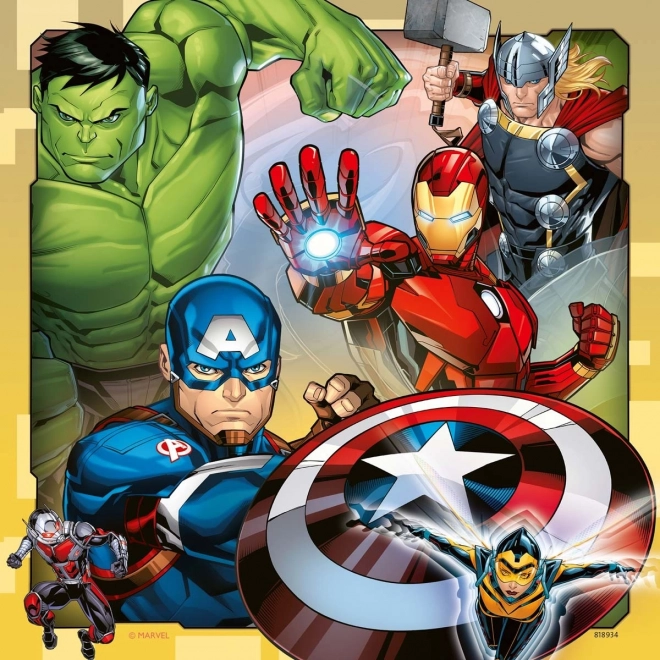 Ravensburger puzzle Avengers 3x49 dielikov