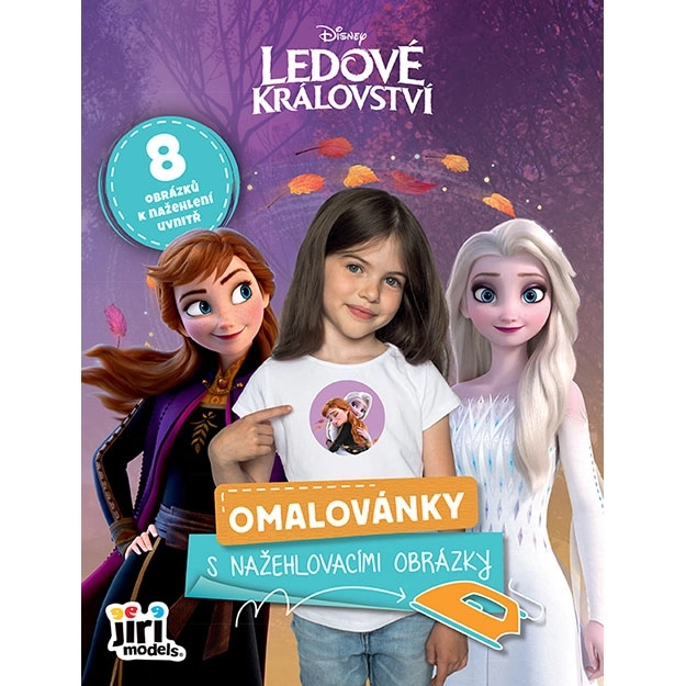 Omaľovánka s nažehlovacími obrázkami Frozen - Ľadové kráľovstvo