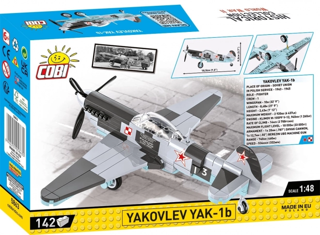 Stavebnica lietadla Yak-1b