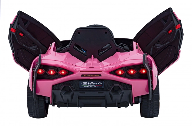 Lamborghini SIAN detské auto na batériu s ovládačom – Ružové