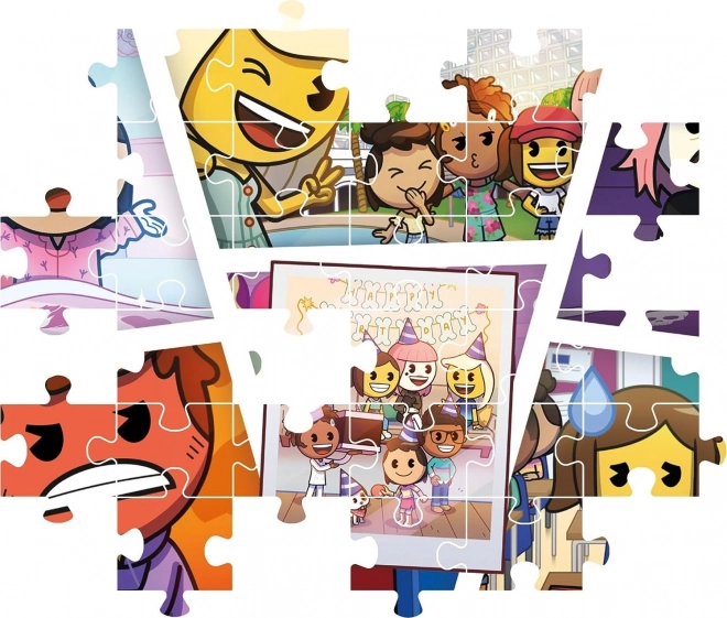 Puzzle 180 dielikov - Emoji Town