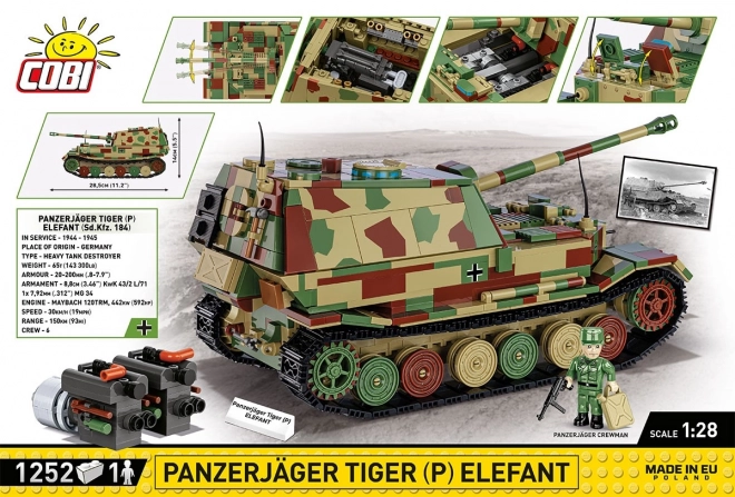 Nemecký tank Panzerjager Tiger P Elefant