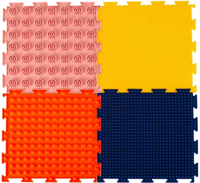 Ortopedická senzorická puzzle podložka pre masáž nôh