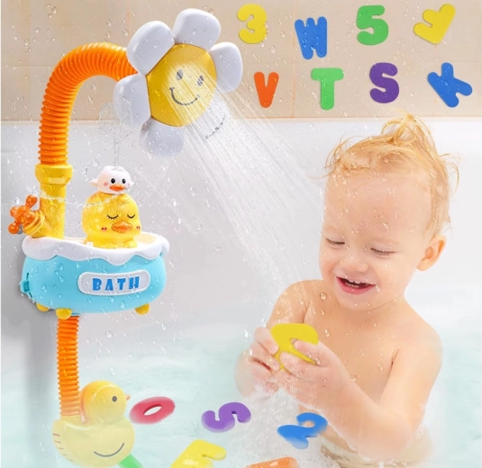 Jemná vodná sprška z usmiateho kvetu