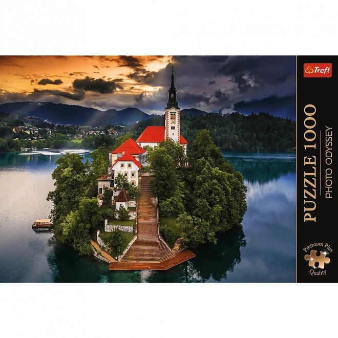Puzzle 1000 dielikov Premium Plus Jazero Bled Slovinsko