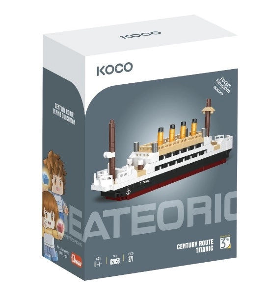 Stavebnica mini Titanic plast