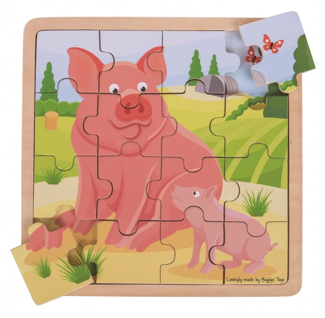 Puzzle Prasiatko a prasiatko