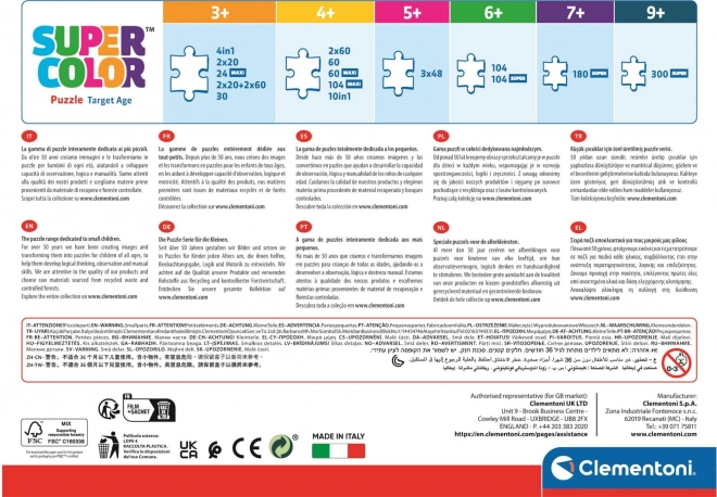 Puzzle Ledové kráľovstvo 104 dielikov