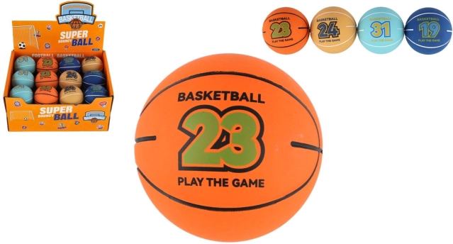 Extrémne skákacia basketbalová loptička z peny 6 cm, mix farieb