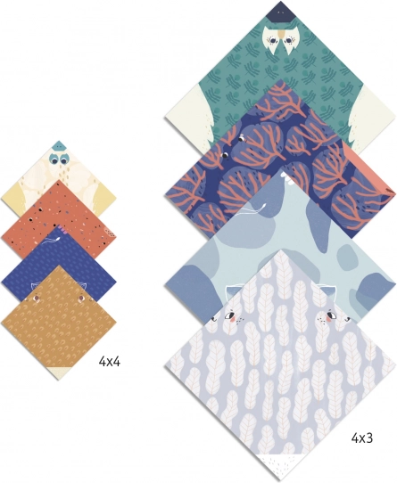 Djeco Origami Zvieracie Rodinky