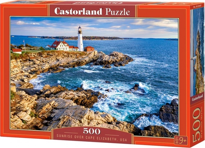 Puzzle Maják Svitanie nad Cape Elizabeth