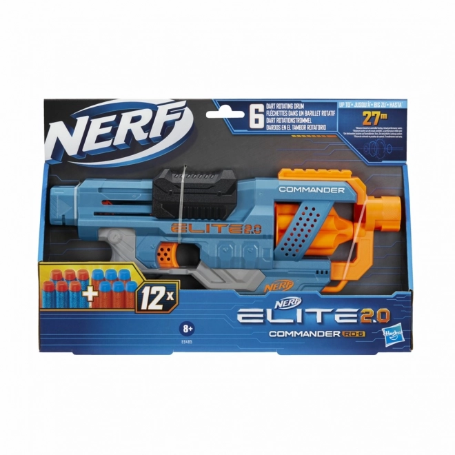 Pištoľ Nerf Commander RD-6 s nábojmi