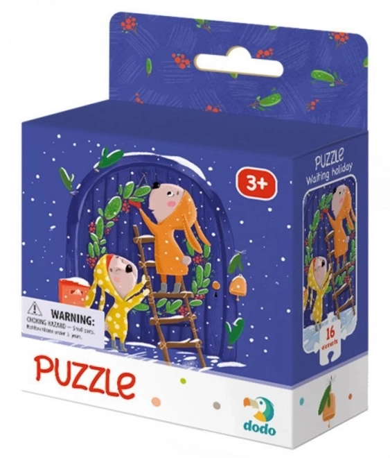 Puzzle Čakanie na Vianoce 16 dielikov