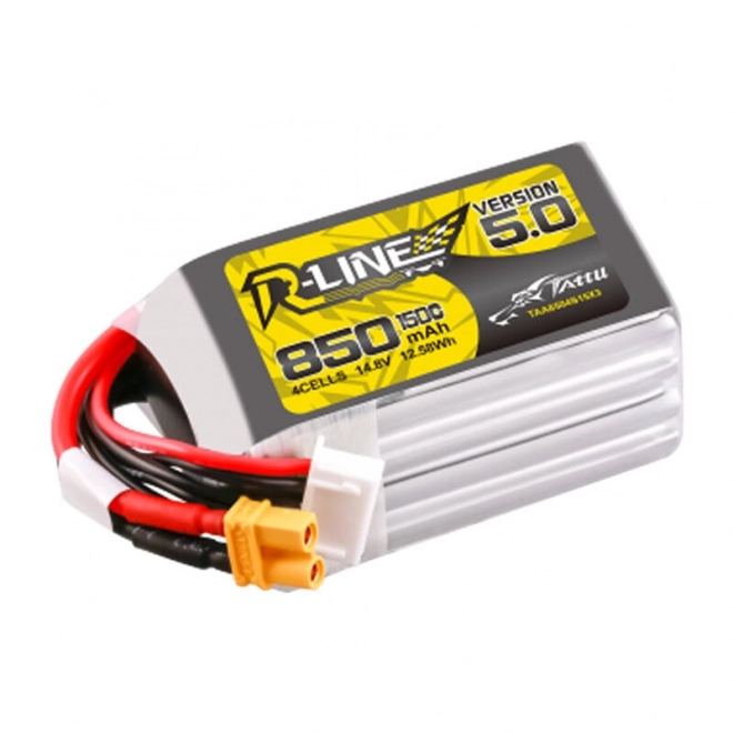 Tattu R-Line verzia 5.0 akumulátor 850 mAh 14.8 V 150C XT30