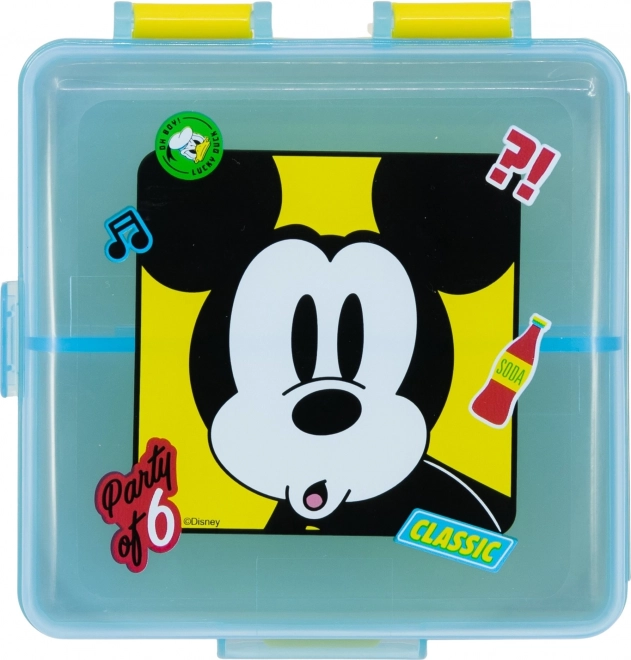 Čtvercový Multi Box na svačinu Mickey Mouse