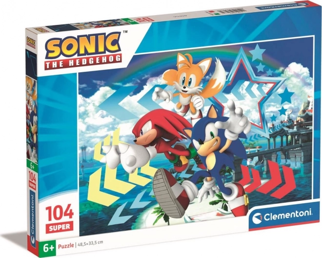 Puzzle Sonic 104 dielikov