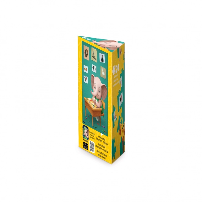 Puzzle Sloník Mio 24 dielikov