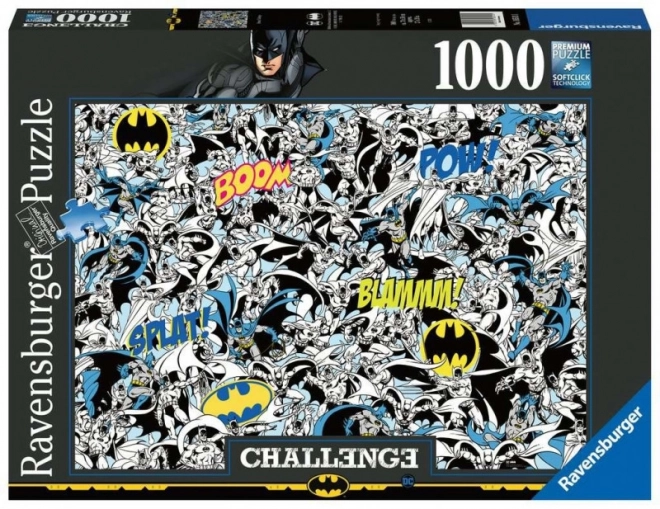 Ravensburger Puzzle Výzva: Batman 1000 dielikov