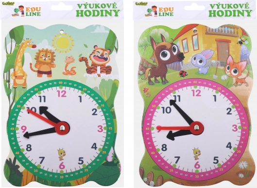 Výukové papierové hodiny – 2 motívy