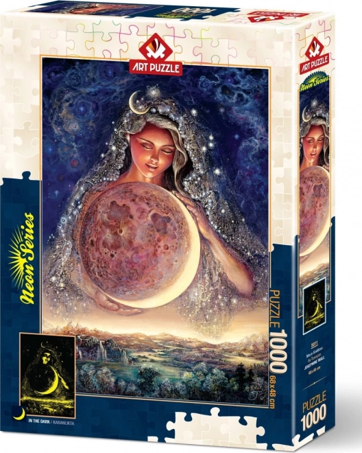 Svietiace puzzle Mesiacna bohyňa 1000 dielikov
