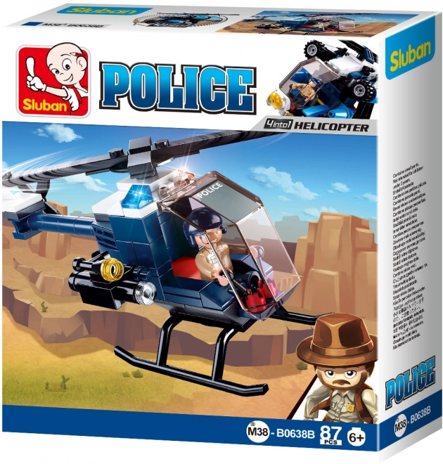 Policajná helikoptéra 4 v 1