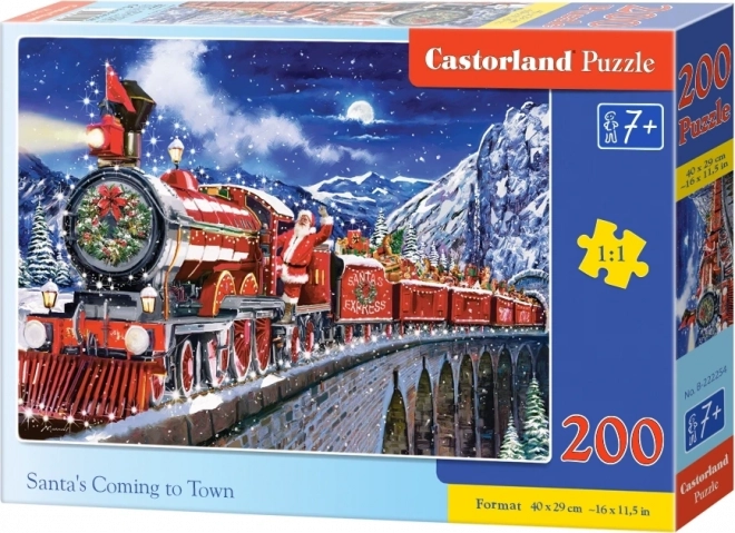 Castorland Puzzle Santov príchod 200 dielikov