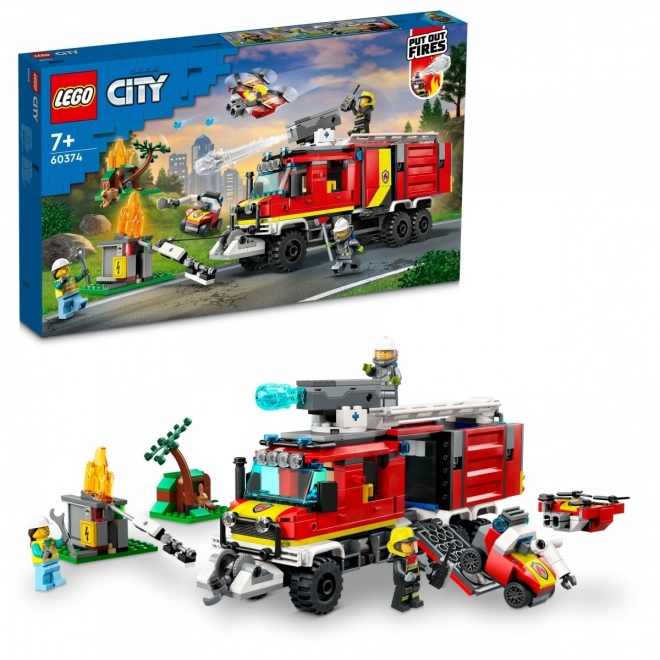 Lego City Veliteľské Vozidlo Hasičov