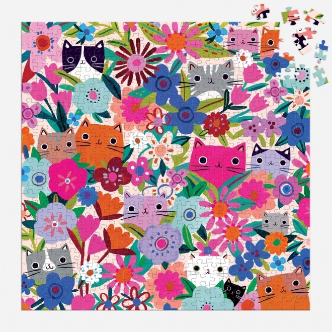 Puzzle Mačky v kvetináčoch 500 dielikov