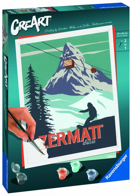 Ravensburger: CreArt - Zermatt, Švajčiarsko