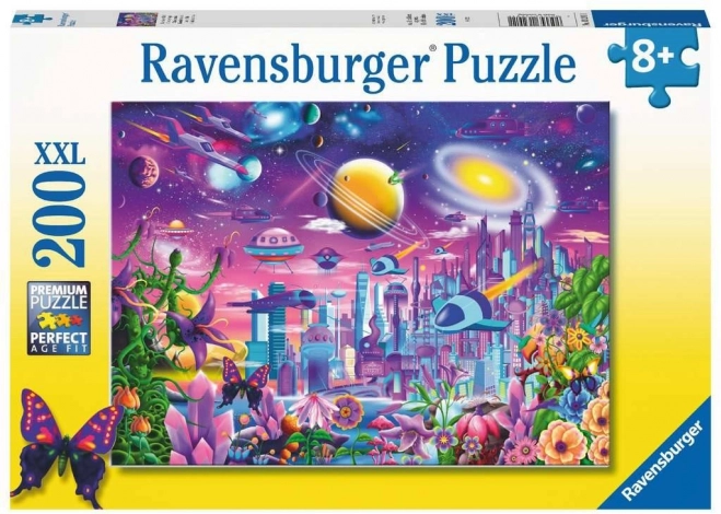 Puzzle Vesmírne mesto XXL 200 dielikov od Ravensburger