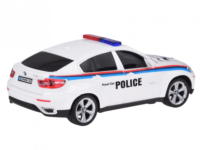 Športové policajné auto BMW X6 na diaľkové ovládanie