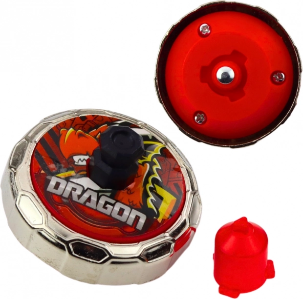 Sada Vystreľovač a Lietajúci Disk Červený Drak