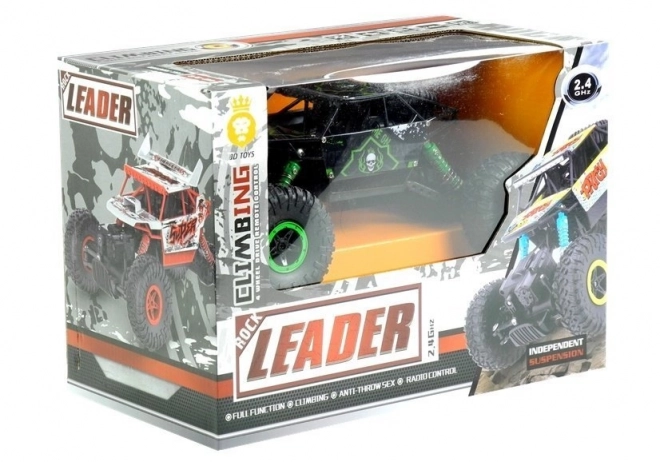 Zelené diaľkovo ovládané auto 1:18