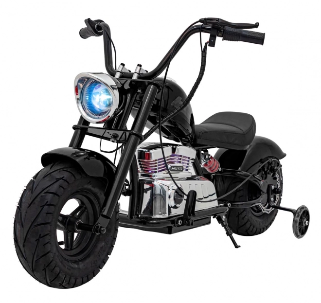 Chopper Warrior Motocykel čierny