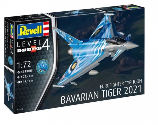 Plastikový model Eurofighter Typhoon Bavorský tiger 1/72