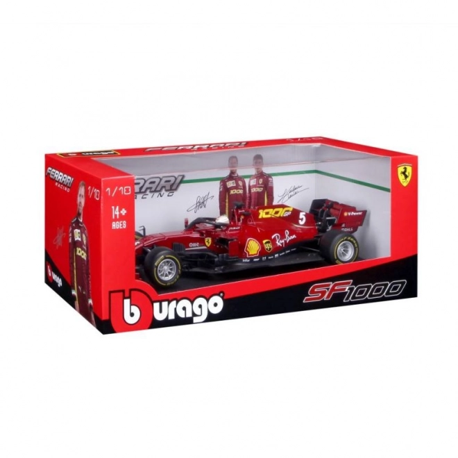 Červené Ferrari SF 1000 1:18 od Bburago