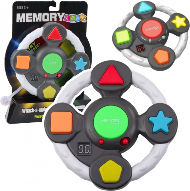Elektronická logická hra Pamäť Volant Svetlá Zvuky