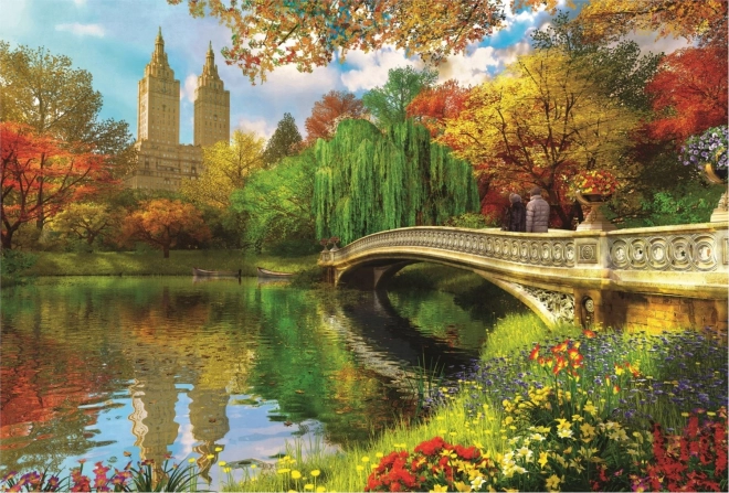 Trefl Drevené Puzzle Central Park, Manhattan, New York 501 Dielikov