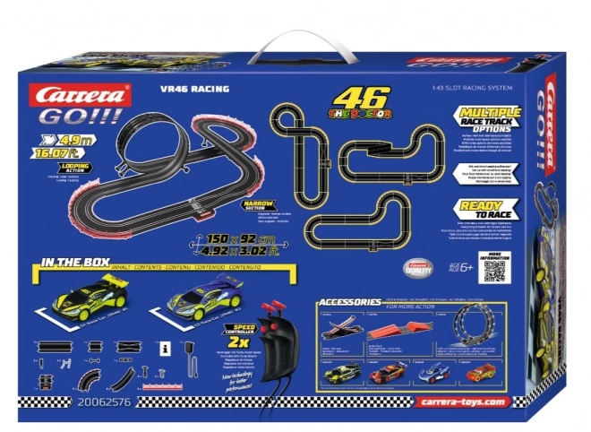 Závodná dráha s vozidlami VR 46 The Doctor