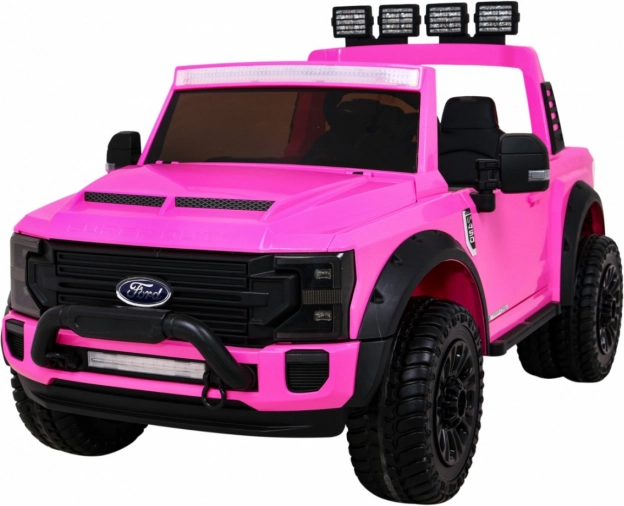 Detské elektrické auto Ford Super Duty pickup – Ružová