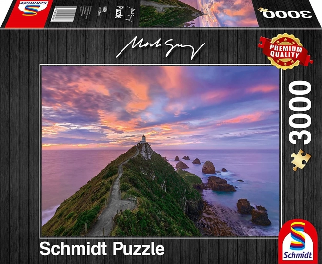 Puzzle Maják Nugget Point, Nový Zéland 3000 dielikov