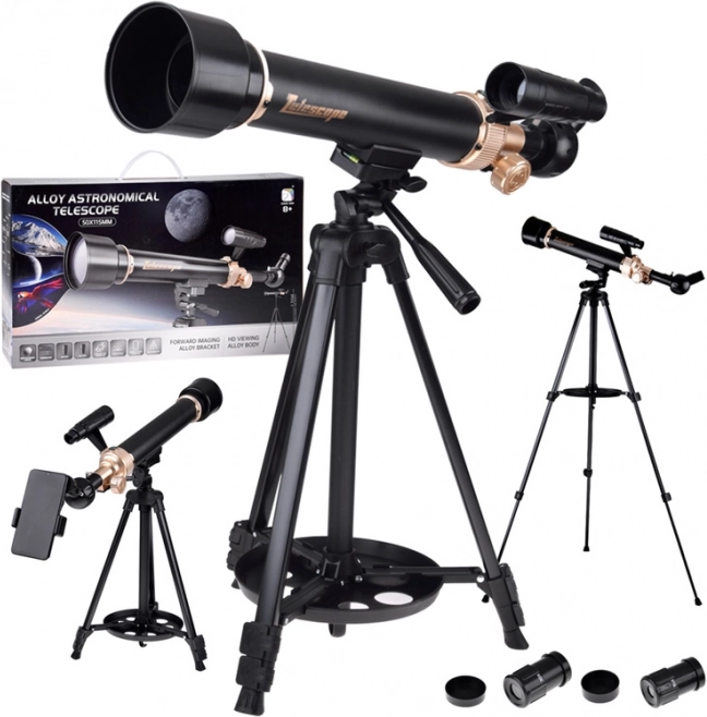 Astronomický teleskop 30x/60x 500 mm so statívom a príslušenstvom