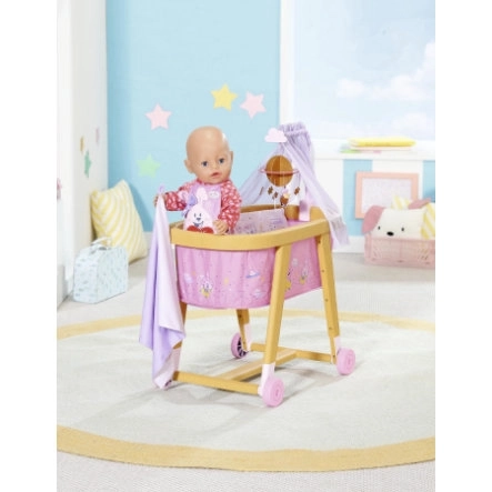 Postieľka na kolieskach pre bábiku BABY born