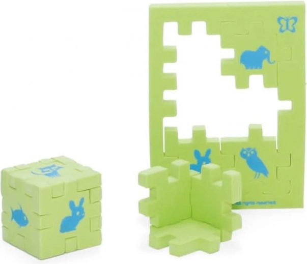 Happy Cube Junior – zvieratá (1 kocka) penové 3D puzzle