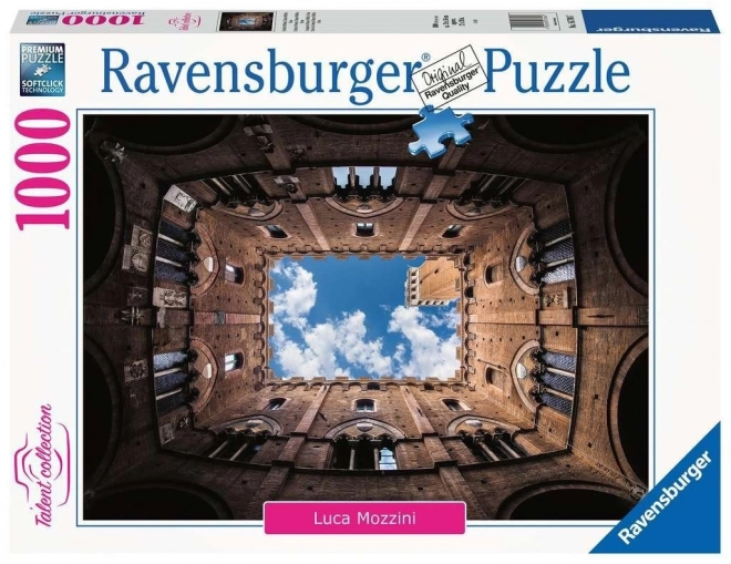 Ravensburger Puzzle Cortile della Podestà, Palazzo Pubblico, Siena, Taliansko 1000 dielikov