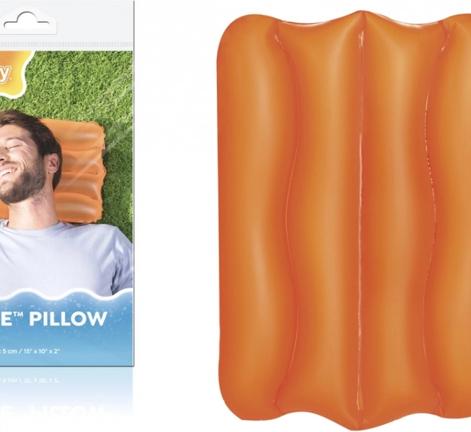 Nafukovací vankúš Bestway oranžový 38 x 25 cm