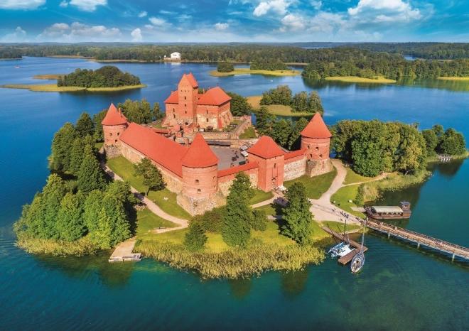 Puzzle hrad Trakai Litva 1000 dielikov