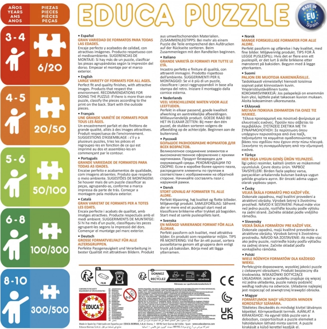 Educa puzzle jednorožce a víly